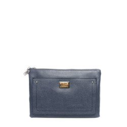 Clutch Moschino Love blue